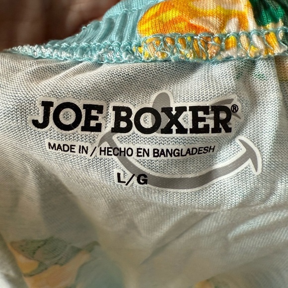 Joe Boxer Women's Sz L Scoop Neck Short Sleeve Floral Blouse - Picture 3 of 4